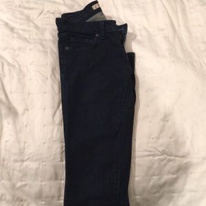 J Brand dark pencil leg jeans